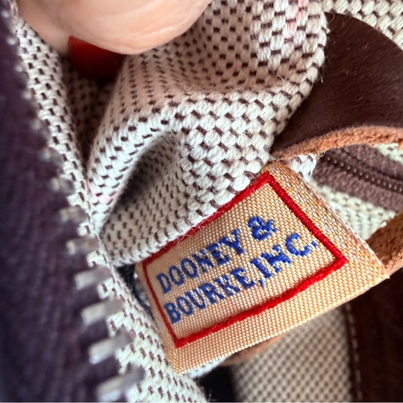 DOONEY & BOURKE Leather Black Brown Bag Purse - Picture 10 of 10